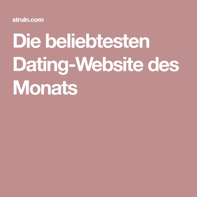 Beliebtesten kostenlosen online-dating-websites
